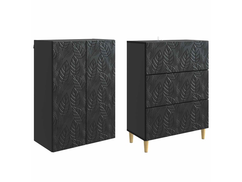  Ensemble de meubles 2 pcs, rangement de salon 66 x 34,5 x 90 cm bois d'ingénierie shl270  - Conforama D