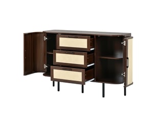 Meuble tv coloris marron 120 cm   evarich