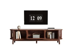 Meuble tv coloris marron 165 cm OKWISH  