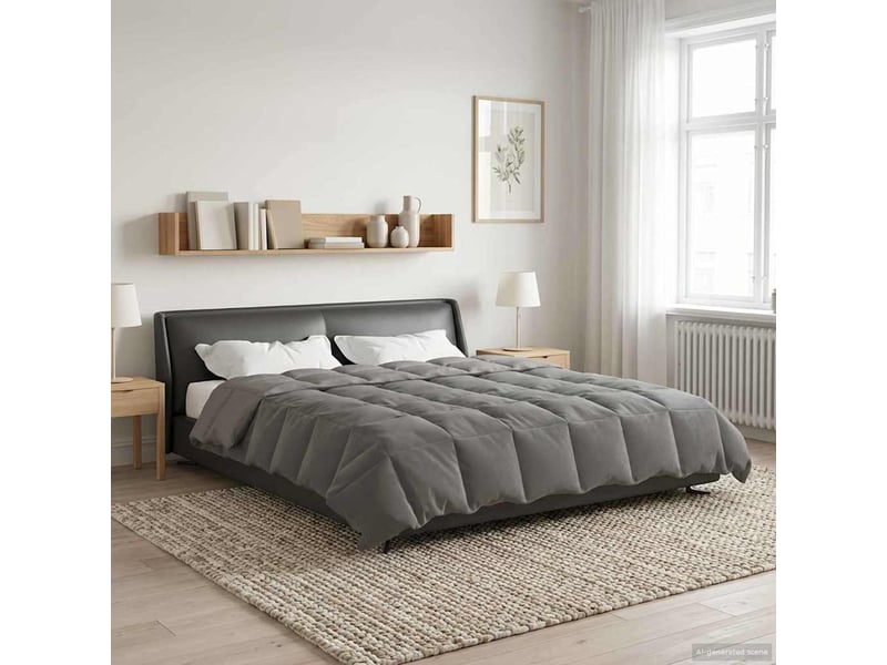  Couette - duvet d'été 200 x 200 cm été microfibre (100% polyester)  - Conforama D