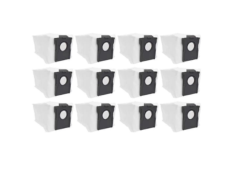  12pcs dust bag replacement parts for bot x40 x40 prox40 ultra vacuum cleaner non-woven garbage bags  - Conforama A