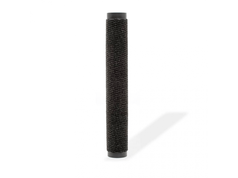  Tapis d'entrée rectangulaire à nœuds 80x120 cm noir - comfortxl 132711 - Conforama A