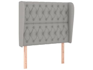 Tete de lit A poser largeur 93 cm <strong></strong> <strong></strong> argenté