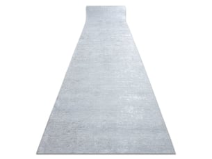 Tapis de couloir antidérapant lotus smooth 52421 mélange gris lavable 120cm 120x350 cm
