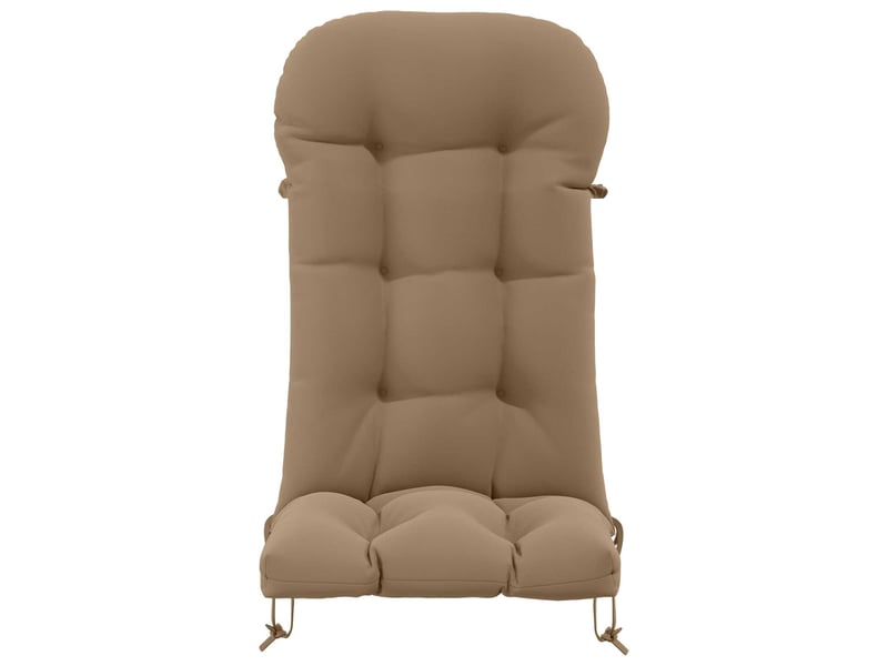 Coussin de transat ensoleillé, coussin pour bain de soleil putten 100 % polyester taupe cf56089 - Conforama D