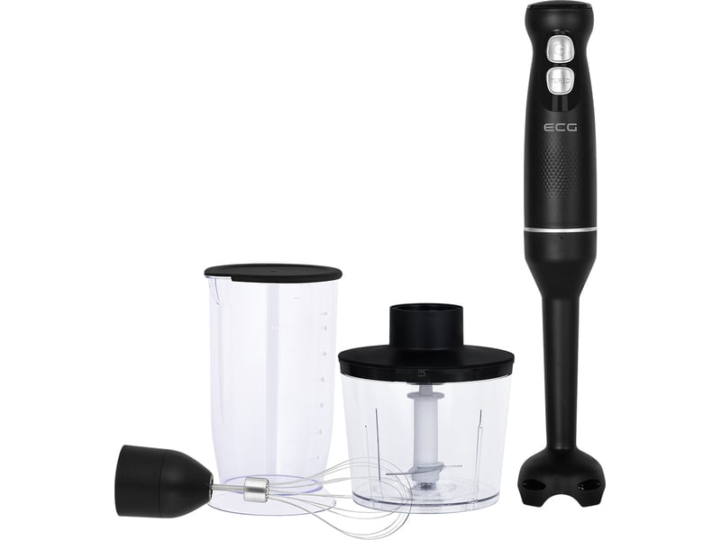  Mixeur plongeant ecg rm 100 max black 400 w avec bol hachoir et gobelet  - Conforama D