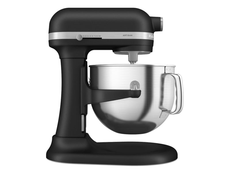 Kitchenaid 5ksm70shxebk robot mixer 375 w noir, gris, acier inoxydable  - Conforama A