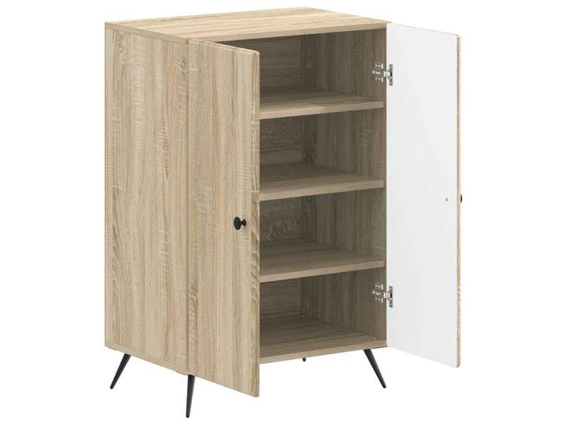  Meuble à chaussure, cabinet à chaussures breda 59,5x39,5x90 cm chêne sonoma  - Conforama C