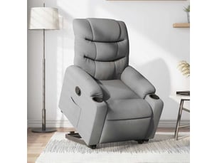 Fauteuil fixe  <strong></strong> Tissu argenté