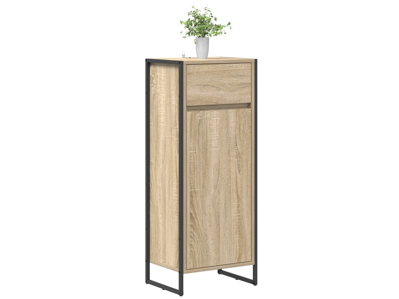  Cabinet de salle de bain sonoma 40x30x100 cm  - Conforama C
