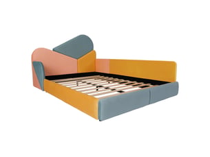 Lit simple 140x200 cm <strong></strong>  <strong></strong> coloris multicolore