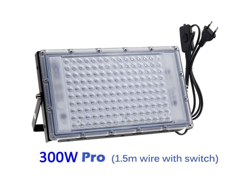  Projecteur uv led 300w lumière noire ip65 imperméable  - Conforama A