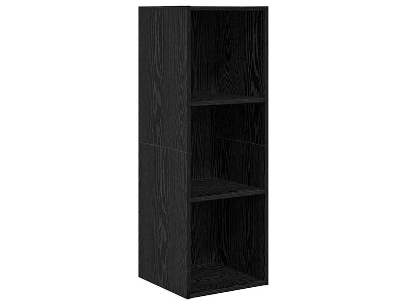  Ensemble meuble tv - banc tv - meuble de rangement 4 pcs chêne noir bois d'ingénierie  - Conforama E