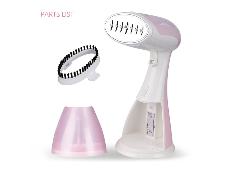  Défroisseur vapeur portable 1500 w – réservoir d'eau de 300 ml – vapeur continue – prise ue – rose  - Conforama A