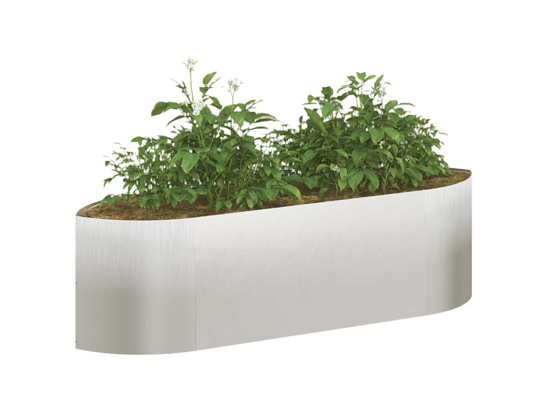  Jardinière - jardin surélevé acier inoxydable 140 x 40 x 40 cm acier  - Conforama C