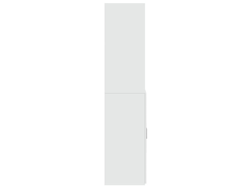  Buffet haut - bahut - meuble de rangement blanc 70x42,5x185 cm bois d'ingénierie  - Conforama E