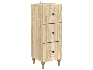 Armoire de rangement bureau, armoire à tiroirs 33 x 34.5 x 90 cm bois d'ingénierie shl2050