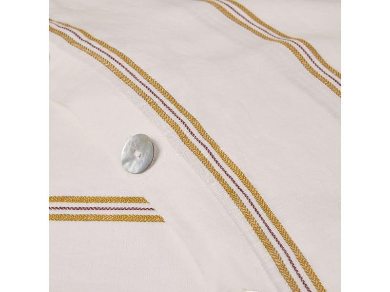 Housse de couette en jacquard rayé ugolin 25151 - Conforama C