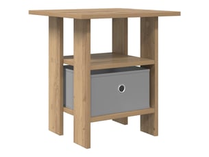 Table de chevet - cabinet de chevet - table de nuit chêne artisanal 41 x 40 x 45 cm