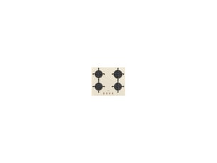 Plaque de cuisson gaz SMEG 8209316 - 4 foyer(s) 7300 watts Beige