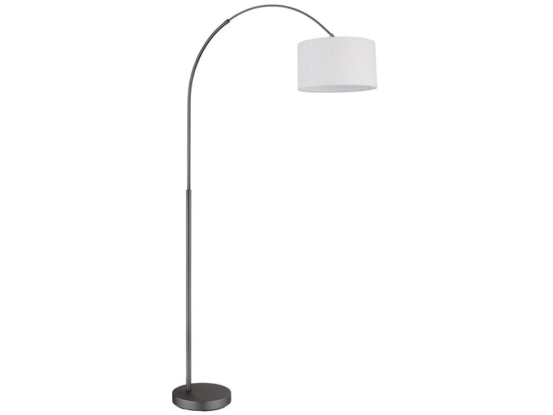  Globo thea lampadaire arqué gris anthracite mat e27  - Conforama C