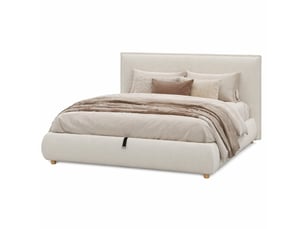 Lit coffre 180x200 cm VIVRYN coloris blanc