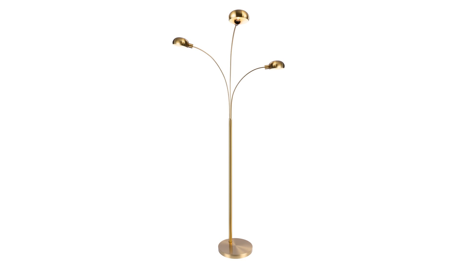 CONFORAMA Lampadaire Métal 190 cm doré ROMA