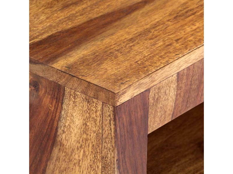  Meuble tv - banc tv - meuble de rangement 140x30x40 cm bois massif  - Conforama D