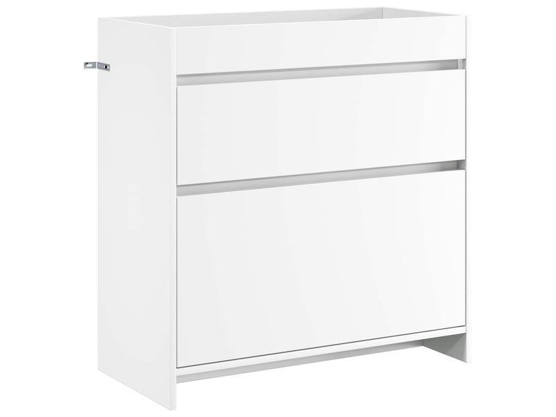  Ensemble de mobilier de salle de bain blanc 81x40x84.5 cm shl1564  - Conforama D