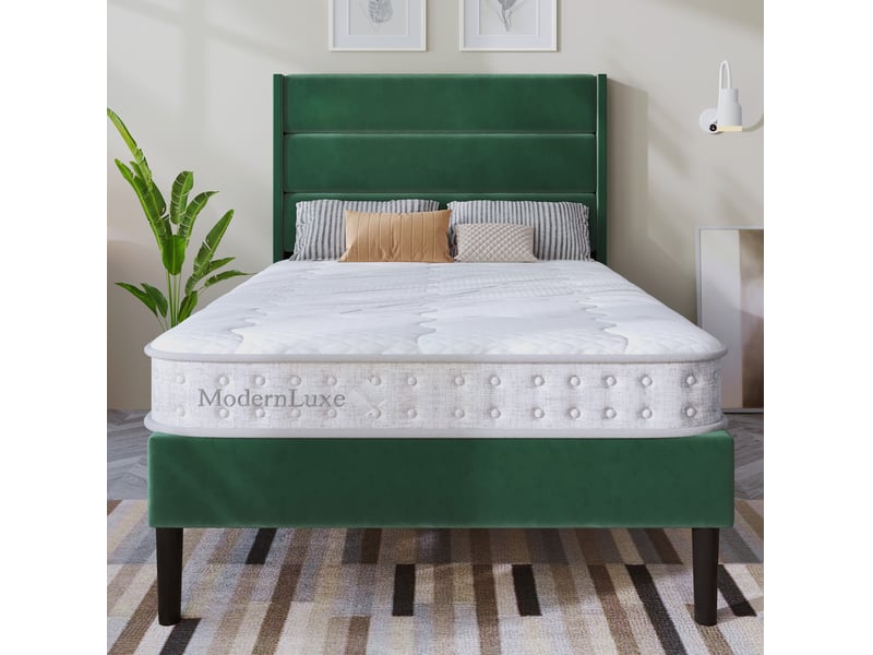 Matelas 90x190 cm 7 zones à ressorts ensachés et mousse h3, 15 cm cravdom - Conforama D