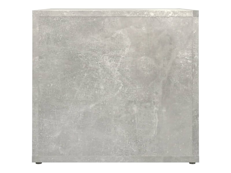  Table de chevet - cabinet de chevet - table de nuit gris béton 41x40x36 cm bois d'ingénierie  - Conforama E