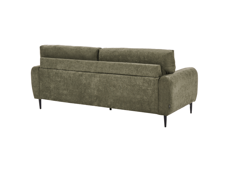 Canapé 3 places skaro tissu chenille vert  - Conforama E