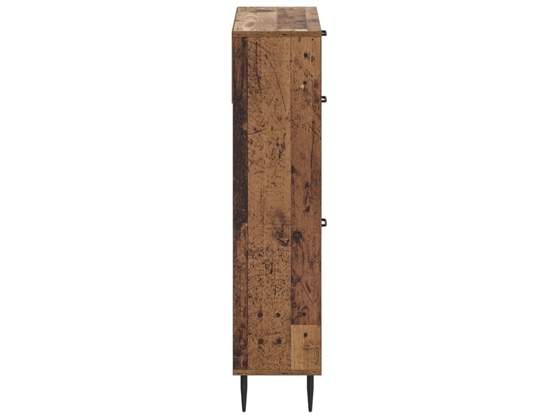  Meuble à chaussures, armoire à chaussures haarlem 78x24x103 cm bois d'ingénierie shl1221  - Conforama E