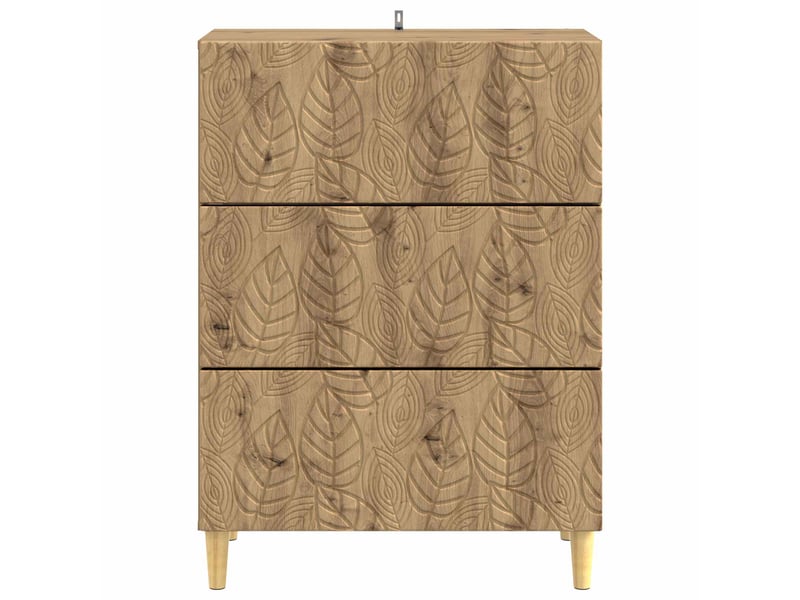  Armoire de rangement bureau, armoire à tiroirs 66 x 34,5 x 90 cm bois d'ingénierie shl9862  - Conforama E