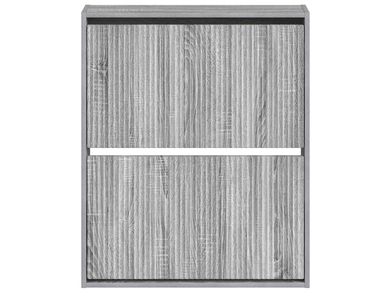  Meuble à chaussures mural, armoire à chaussures arnhem 71x17x86 cm sonoma gris  - Conforama D