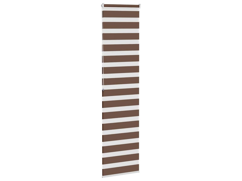  Store zèbre, store de fenêtre marron 60x200 cm largeur du tissu 55,9 cm polyester cf48717  - Conforama D