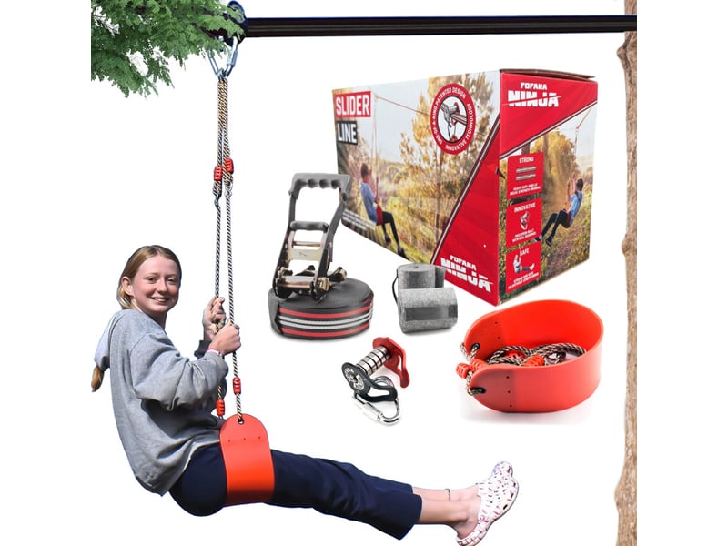  Kit tyrolienne - slider - 20m EBFO003 - Conforama A