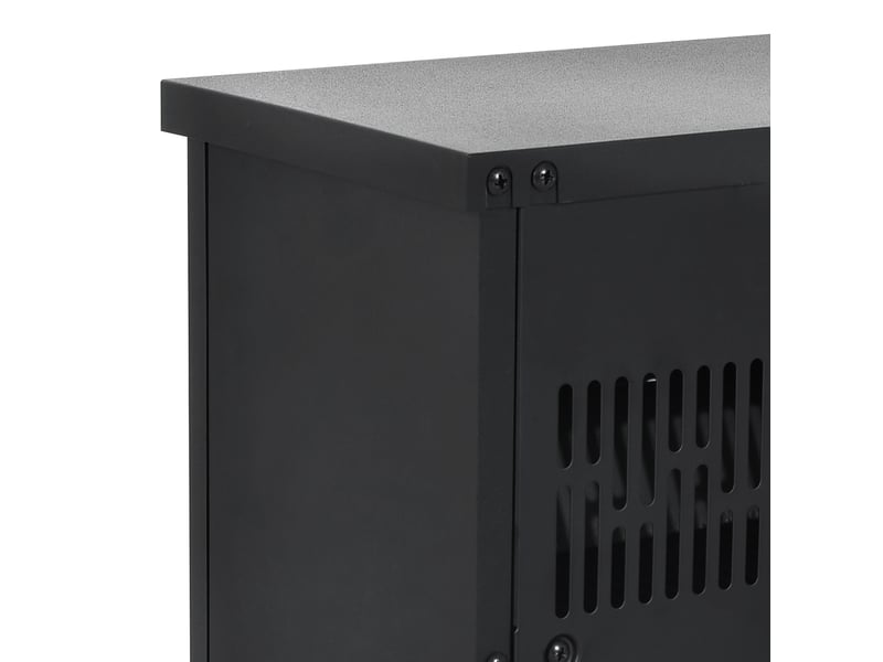  Cheminée électrique 34x17x25 cm indépendante noire  - Conforama C