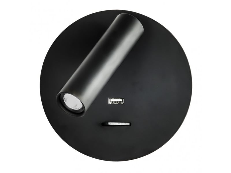  Applique murale fabrilamp giotto noir led intégrée 3 w 150 lm 4000 k 14x14x12 cm 171561R09 - Conforama A