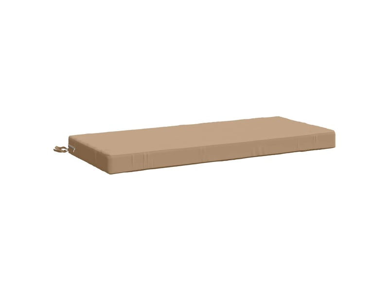 Lot de 2 coussins de banc, coussins d'assise soest 100 % polyester sable cf57428  - Conforama D