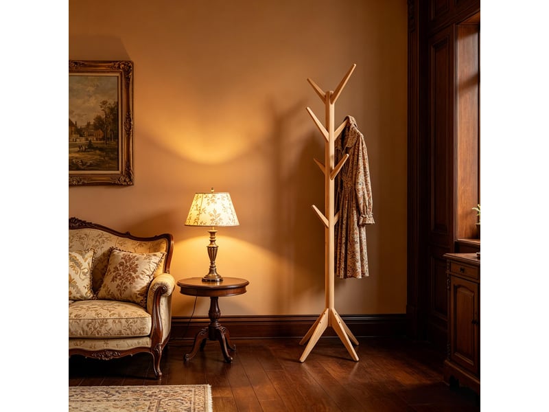  Porte-manteau design moderne en bois, porte-manteau pour salon  - Conforama D