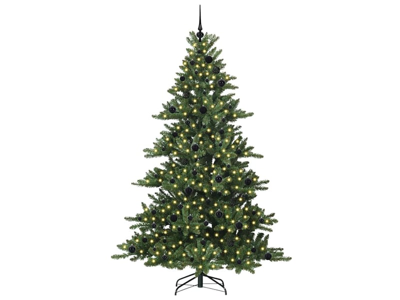 Sapin de noël artificiel, arbre de noël à branches articulées vert 210 cm shl1525 - Conforama A