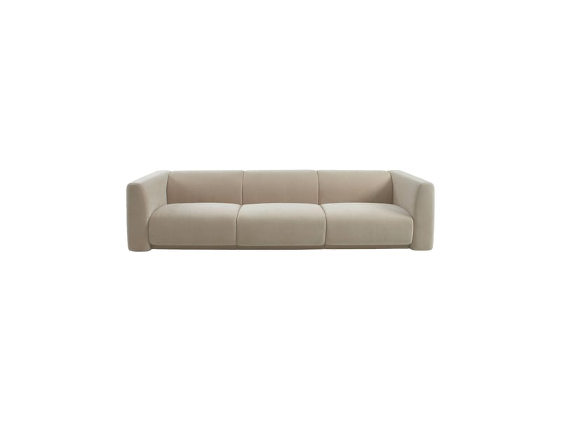  Canapé 4 places tissu beige - kosmo  - Conforama B
