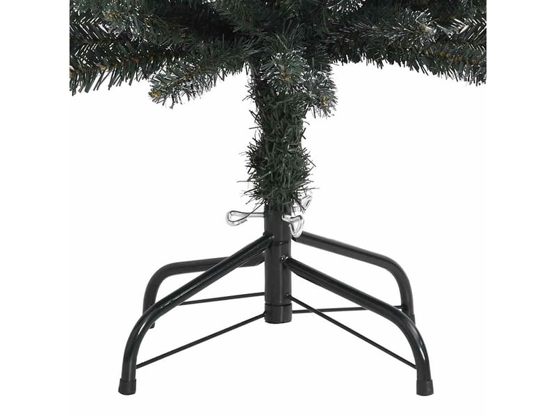  Sapin de noël artificiel, arbre de noël mince avec support vert 120 cm pvc shl9252  - Conforama D