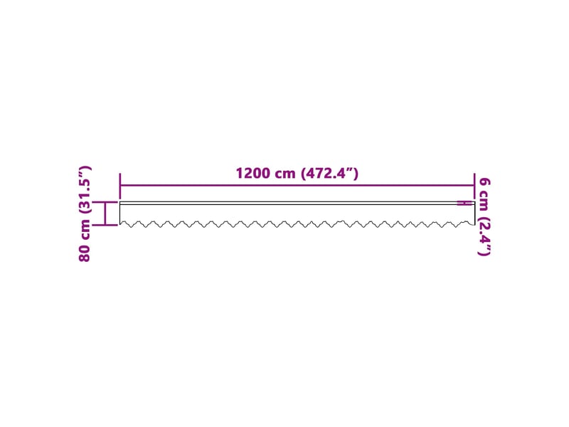  Rideau en dentelle, rideau ajouré, voilage blanc 80 x 1200 cm polyester cf43815  - Conforama E