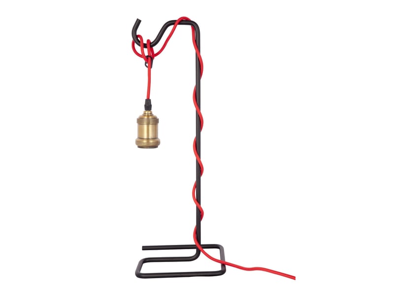  Lampe à poser en métal musium 49cm noir  - Conforama A
