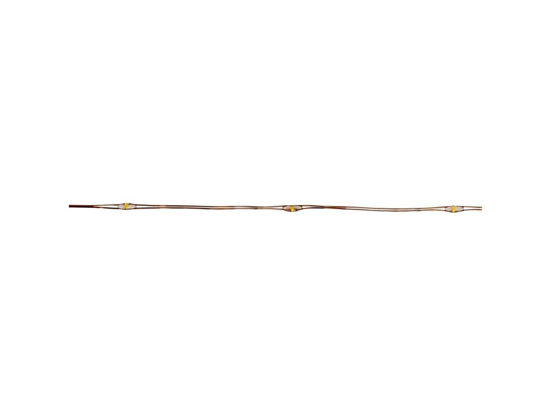  Guirlande lumineuse d'extérieur 5 m 100 led blanc chaud fil cuivre 13 fonctions sur secteur  - Conforama C