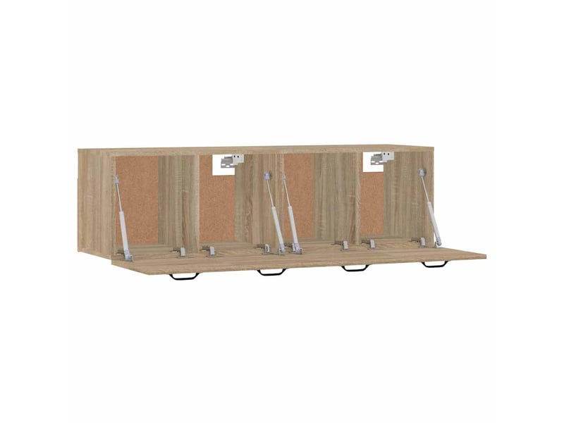  Armoires murales 2 pcs, meuble de rangement salon chêne sonoma 80x35x36,5 cm bois shl472  - Conforama E