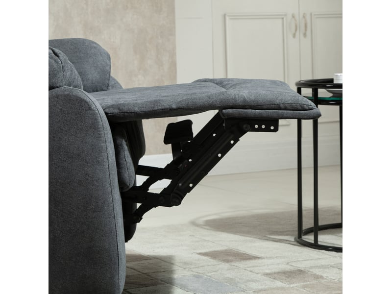  Fauteuil inclinable 93x88x102 cm 150° gris foncé  - Conforama B