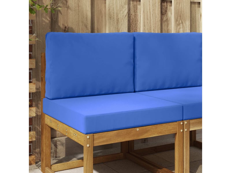  Coussin de canapé d'extérieur, coussin de chaise polyester bleu royal 60 x 60 cm cf54035  - Conforama B